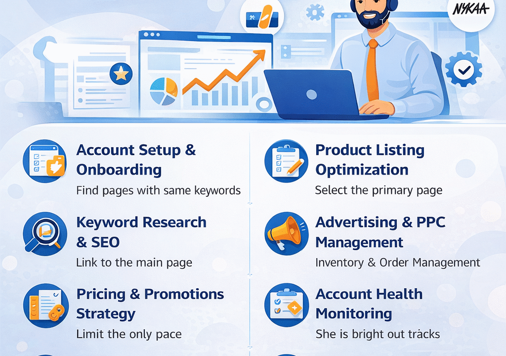 – eCommerce Account Management Services in India