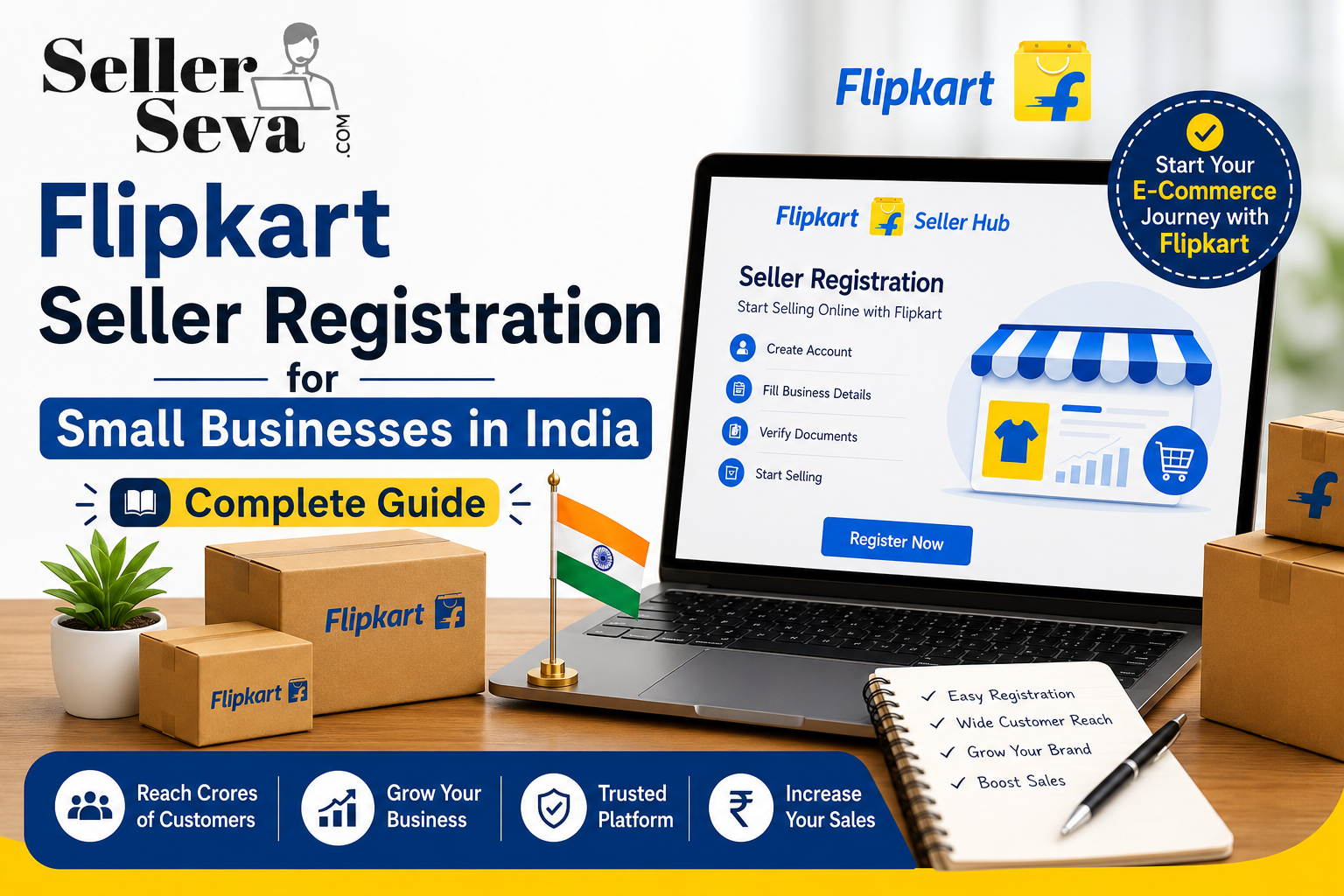 Flipkart Seller Registration for Small Businesses in India