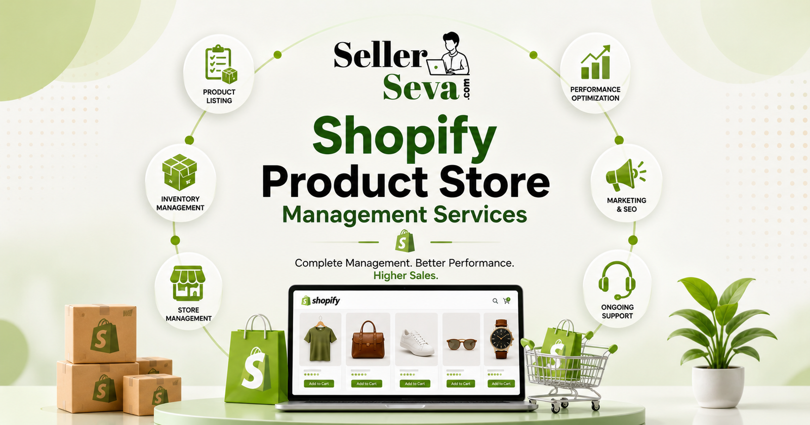Shopify Product Store Management Services
