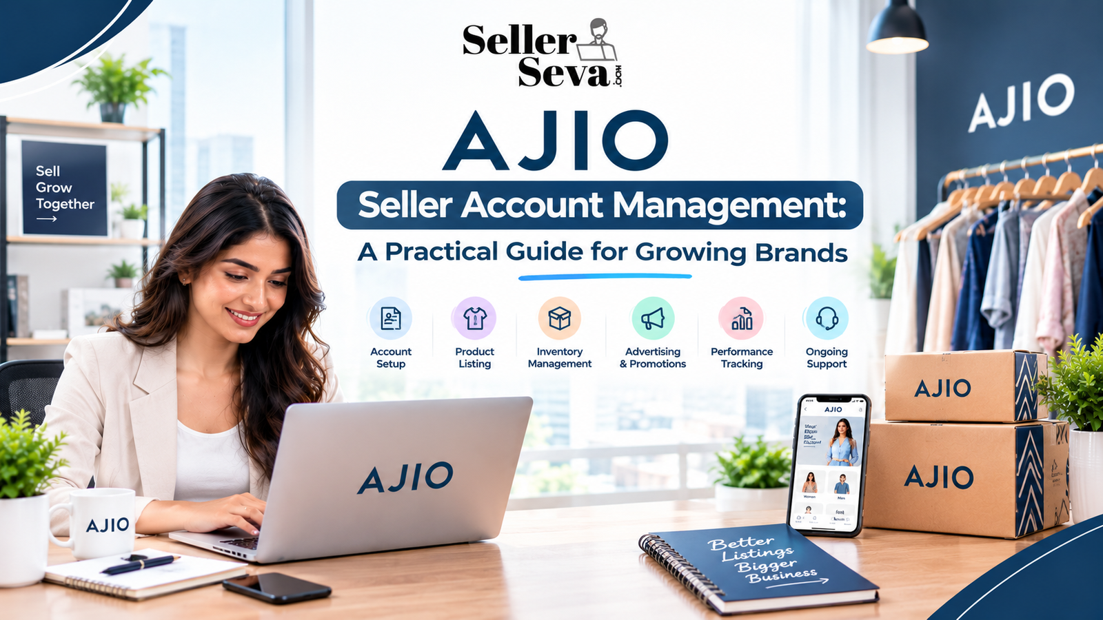 AJIO seller account management